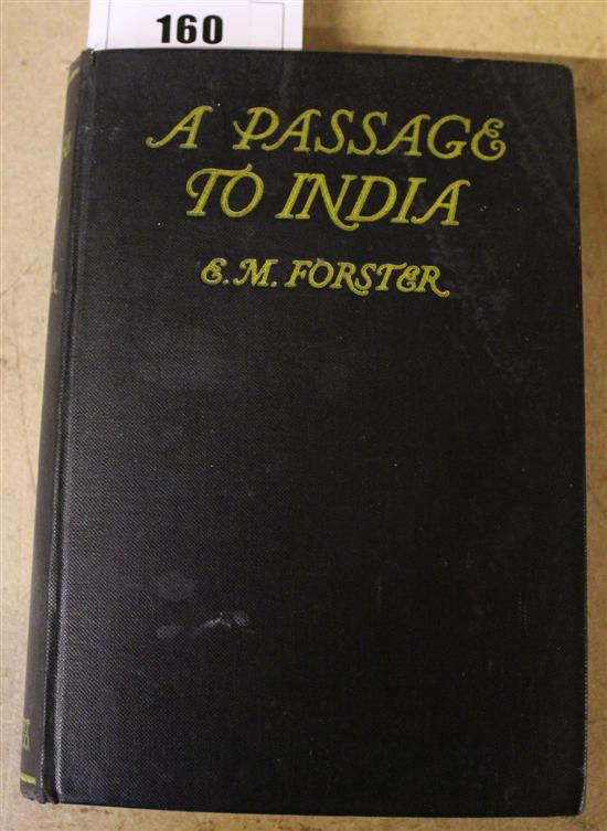 Forster, Edward Morgan - A Passage to India, 1st edition, original cloth, London 1924